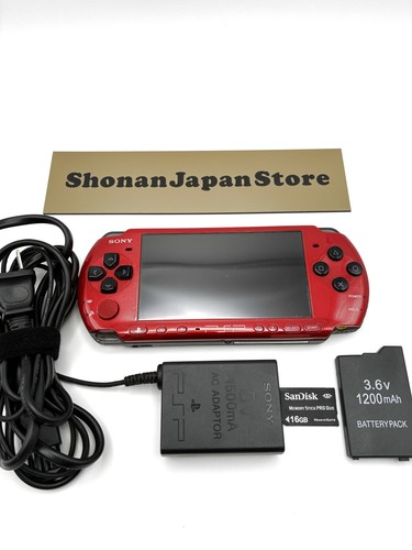 Console psp 3000 redblack - psp,