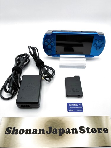 Console psp 3000 blu - console, set